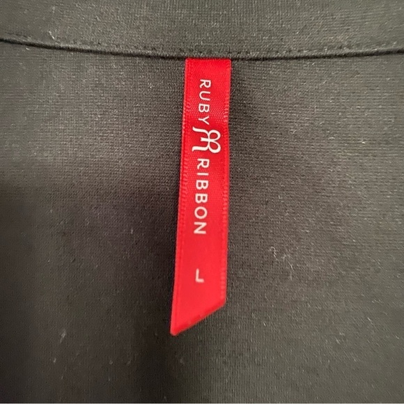 Ruby Ribbon ponte open front cardigan - Picture 6 of 7